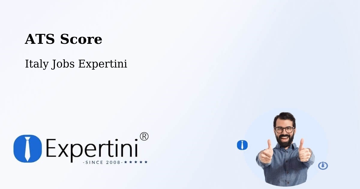 Resume ATS Score & Job Description Match Tool – Como - Italy Jobs Expertini