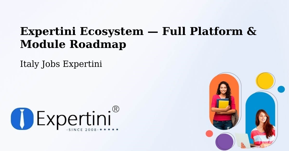 Expertini Ecosystem — Full Platform & Module Roadmap – Como