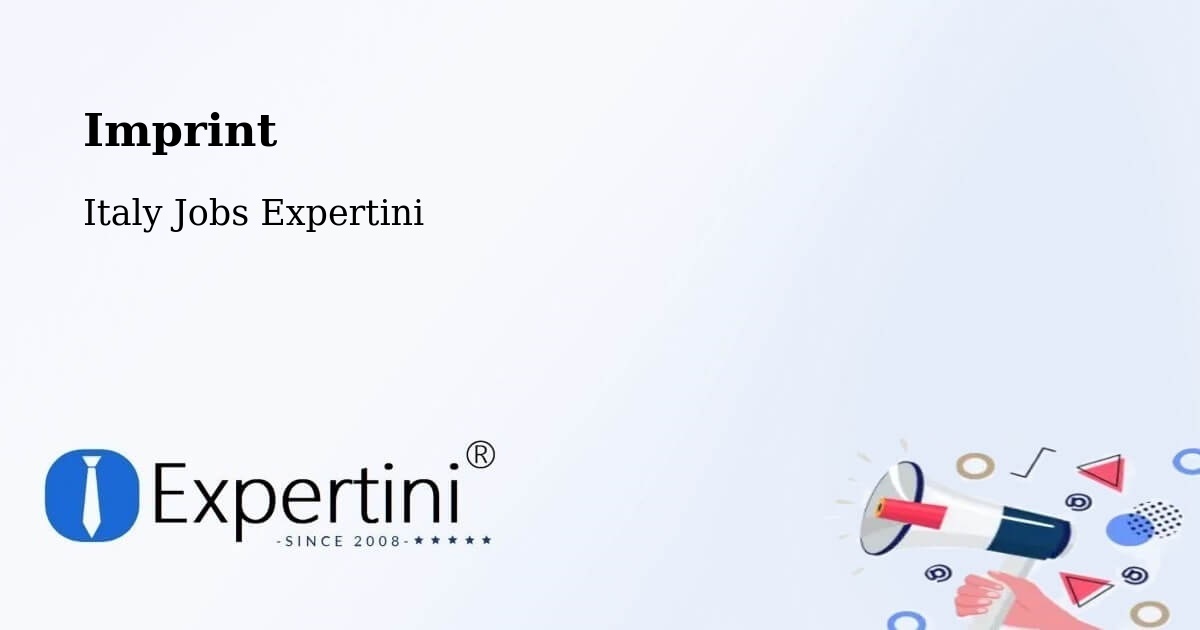 Imprint – Como - Italy Jobs Expertini