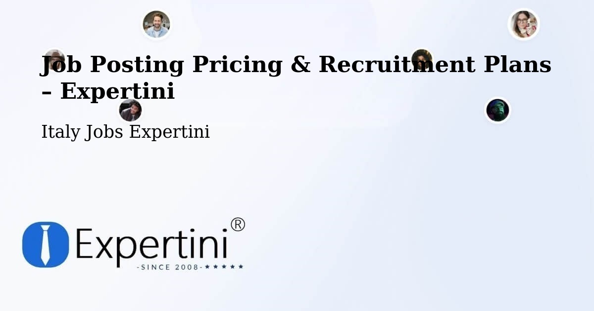 Job Posting Pricing & Recruitment Plans – Como - Como, Italy Jobs Expertini