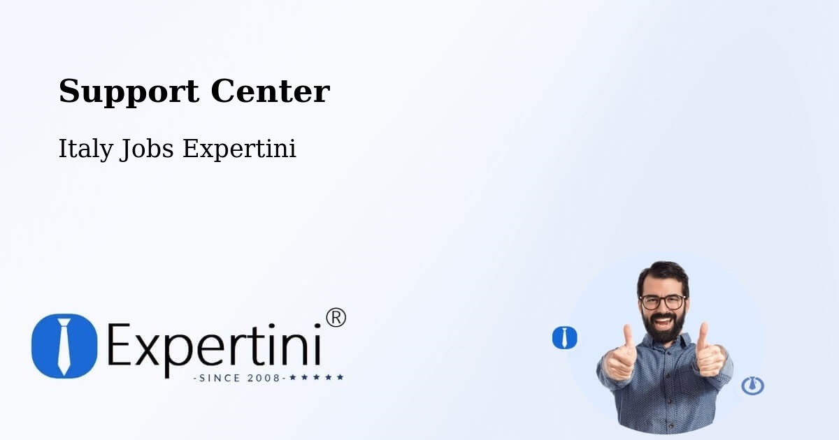 Support Services – Como - Italy Jobs Expertini